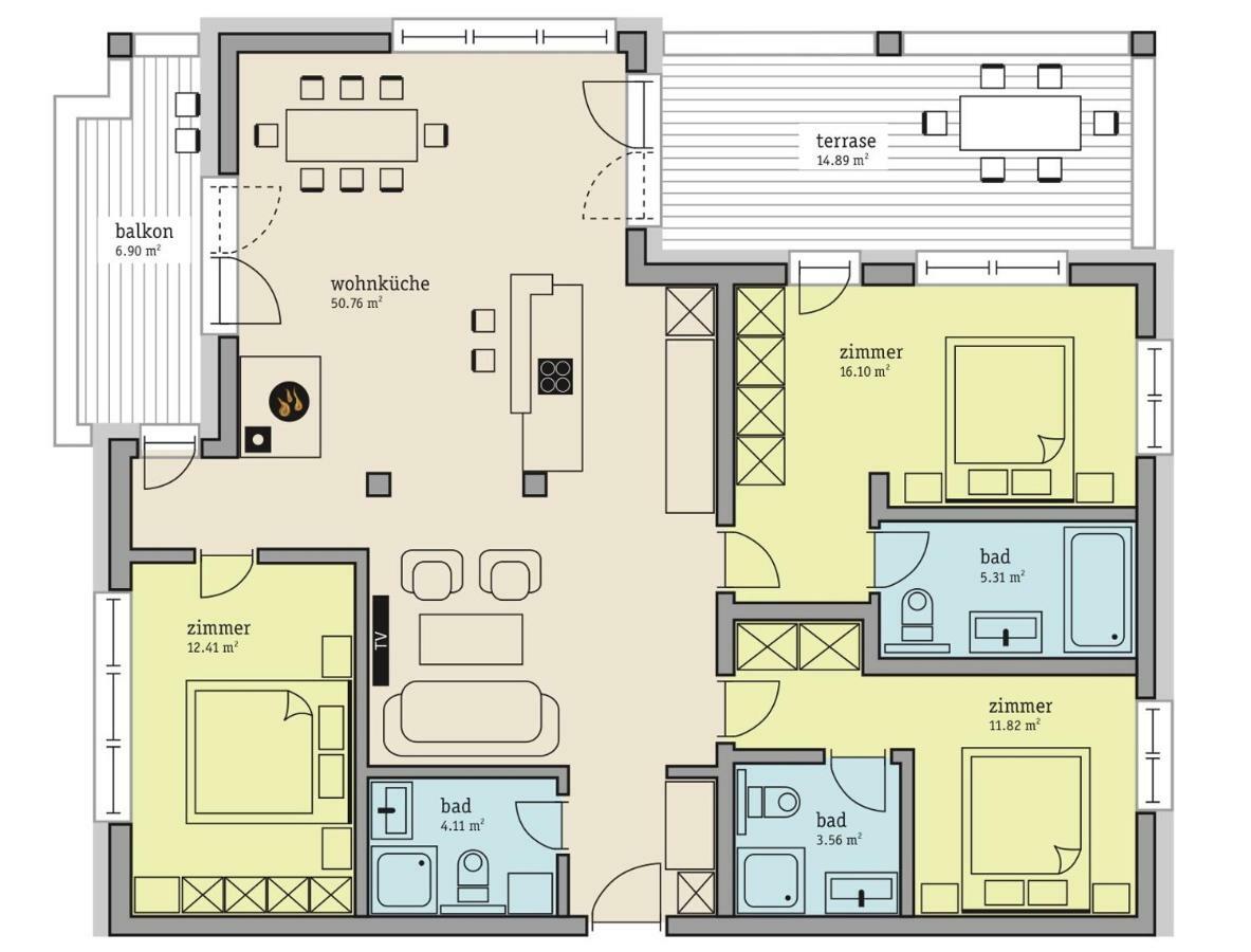 Kitzbuheler Alpen Penthouse Hollersbach Apartment ฮอลเลอร์บาค อิม พินซ์เกา ภายนอก รูปภาพ
